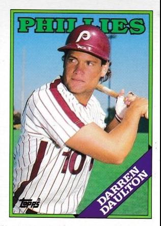 Darren Daulton #468 Baseball Cards 1988 Topps