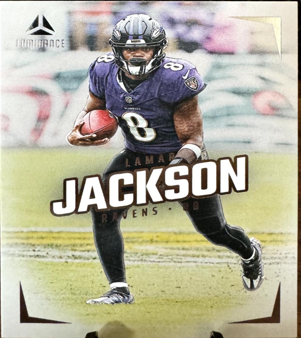 Lamar Jackson #5 Football Cards 2024 Panini Luminance