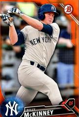 Billy McKinney [Orange] #BD-153 Baseball Cards 2016 Bowman Draft Prices
