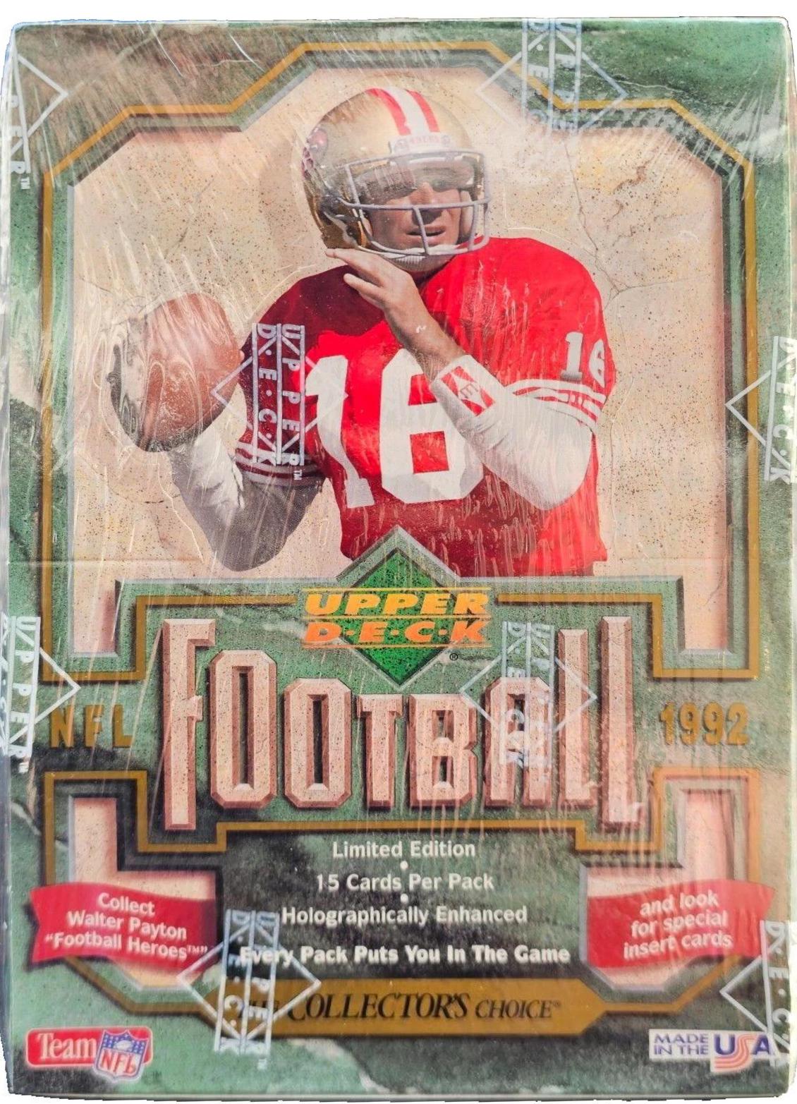 Complete Set Football Cards 1992 Upper Deck