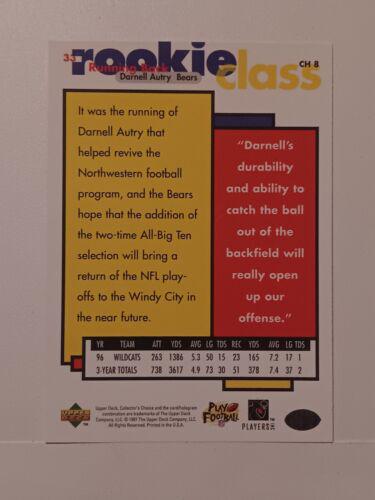 Darnell Autry #33 Football Cards 1997 Collector's Choice