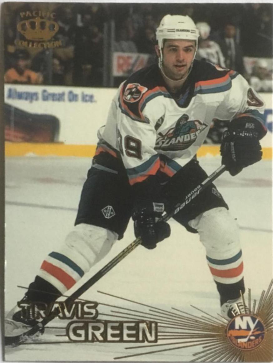 Travis Green #170 Hockey Cards 1997 Pacific Crown
