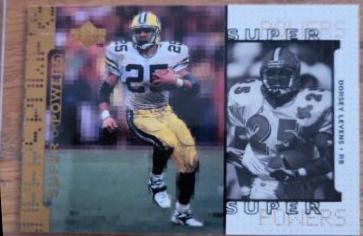 Dorsey Levens #S24 Football Cards 1998 Upper Deck Super Powers