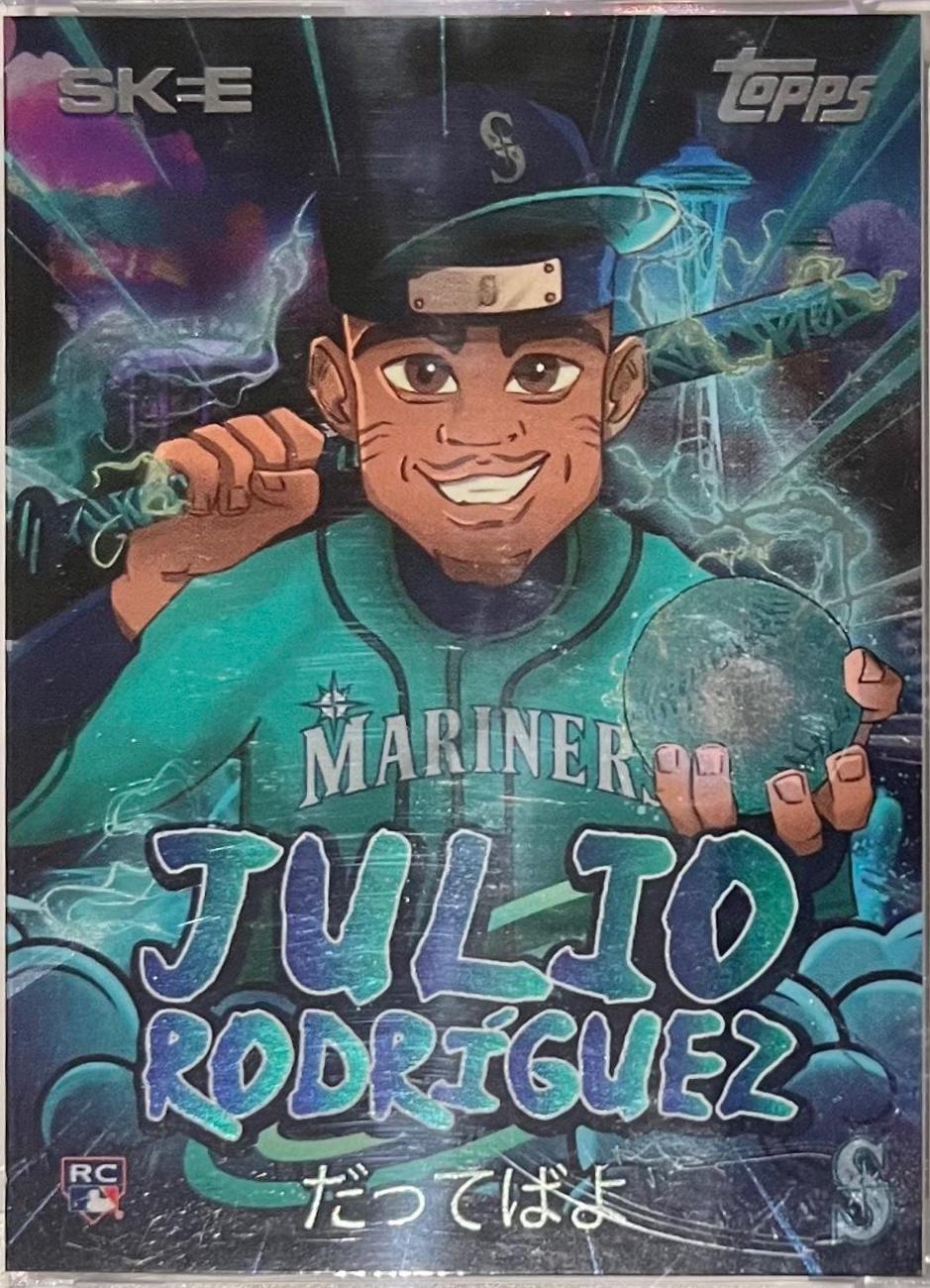 Julio Rodriguez #62 Baseball Cards 2022 Topps Project 100