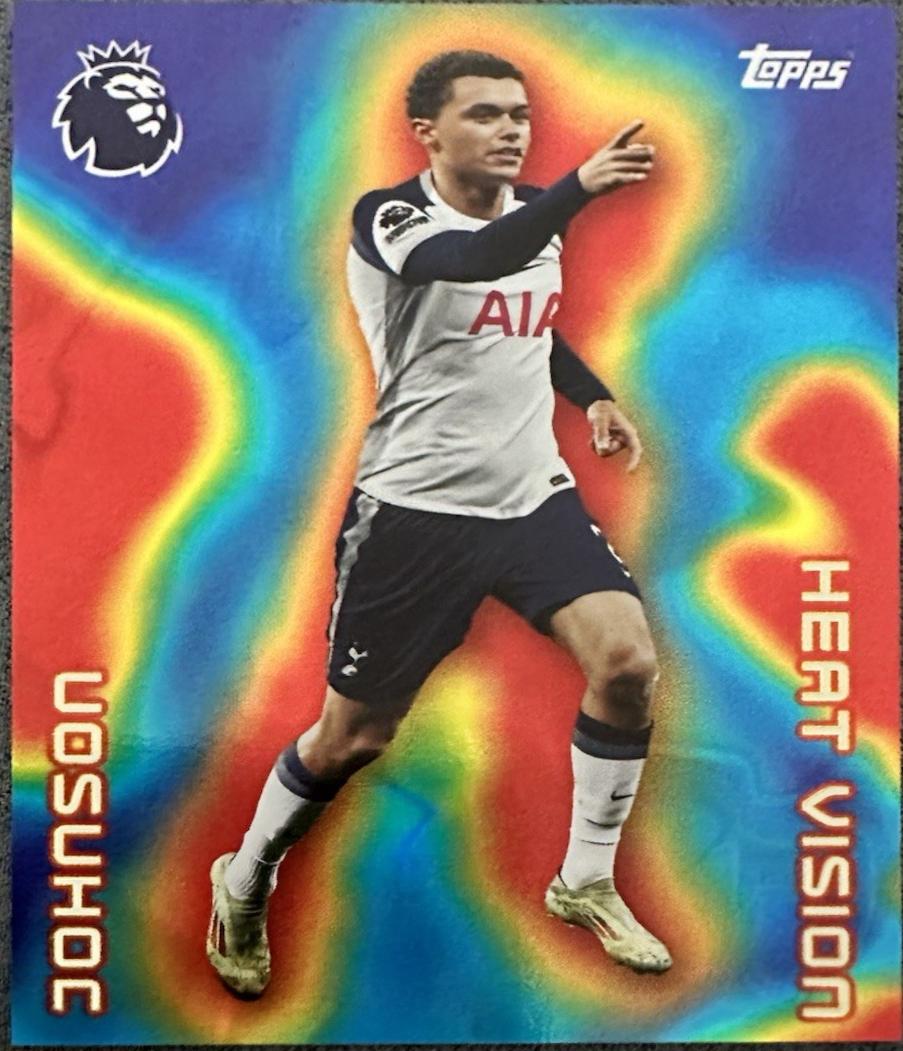 Brennan Johnson #HV16 2025 Topps Premier League Heat Vision
