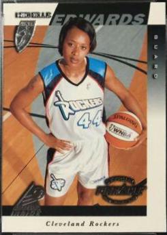 Michelle Edwards #6 Basketball Cards 1997 Pinnacle Inside WNBA