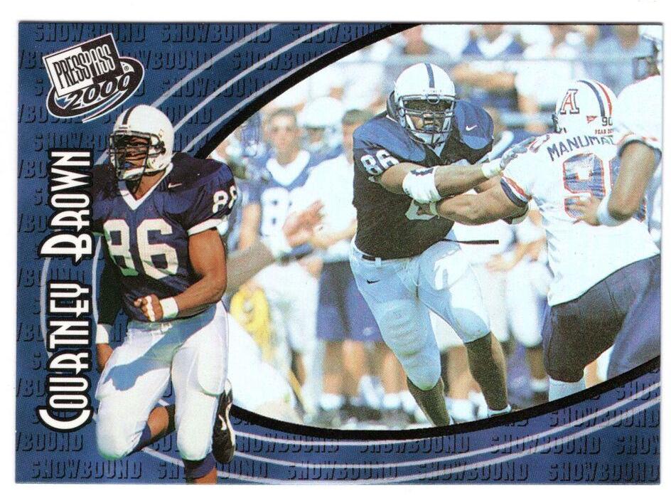 Courtney Brown #SB 3 Football Cards 2000 Press Pass Showbound
