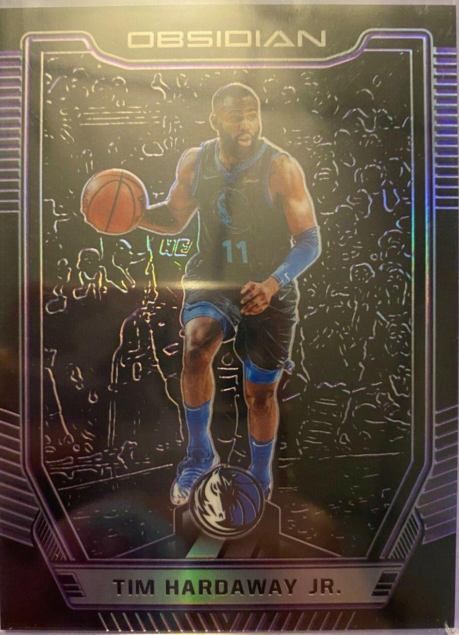 Tim Hardaway Jr. Purple #5 Basketball Cards 2018 Panini Obsidian