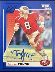 Steve Young [Blue Red Zone] #90 Prices | 2024 Panini Zenith