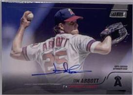 Jim Abbott #SCBA-JA Baseball Cards 2022 Stadium Club Autographs