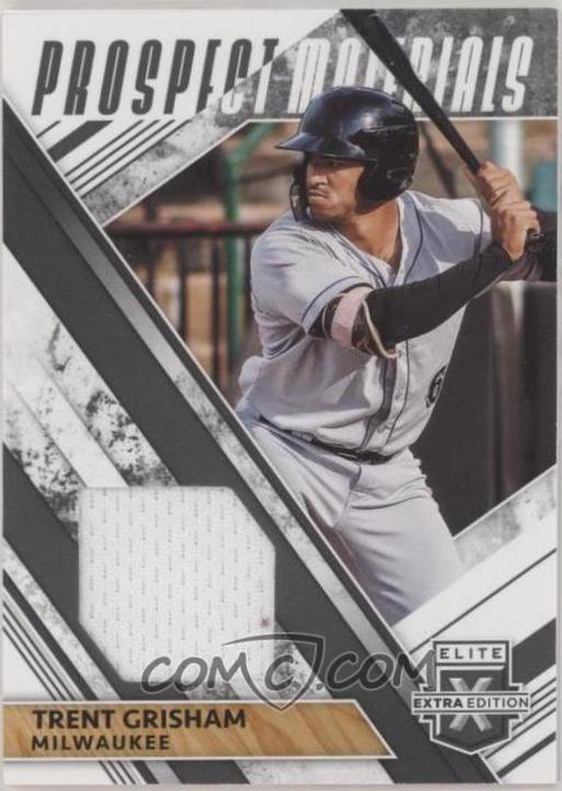 Trent Grisham #PM-TG 2019 Panini Elite Extra Edition Prospect Materials Baseball