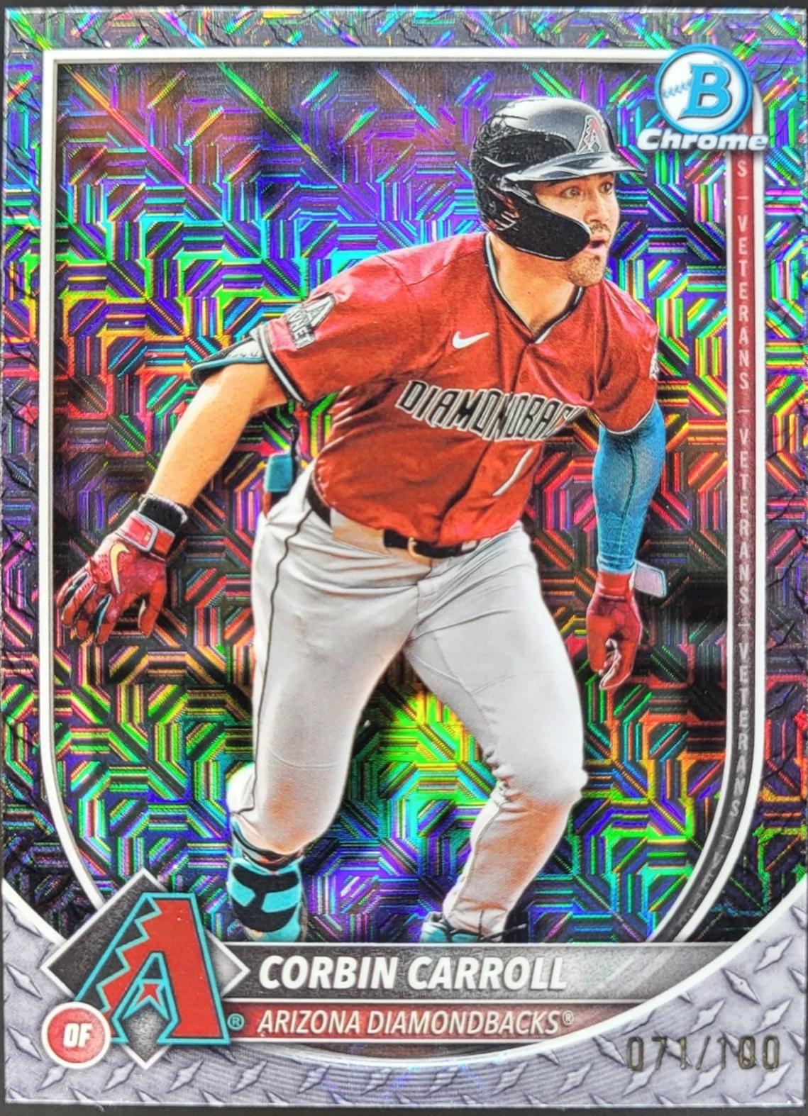 Corbin Carroll [Steel Metal Mojo Refractor] #85