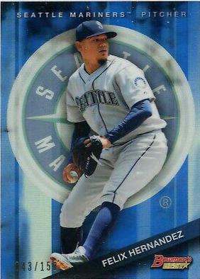 Felix Hernandez #5 Baseball Cards 2015 Bowman's Best