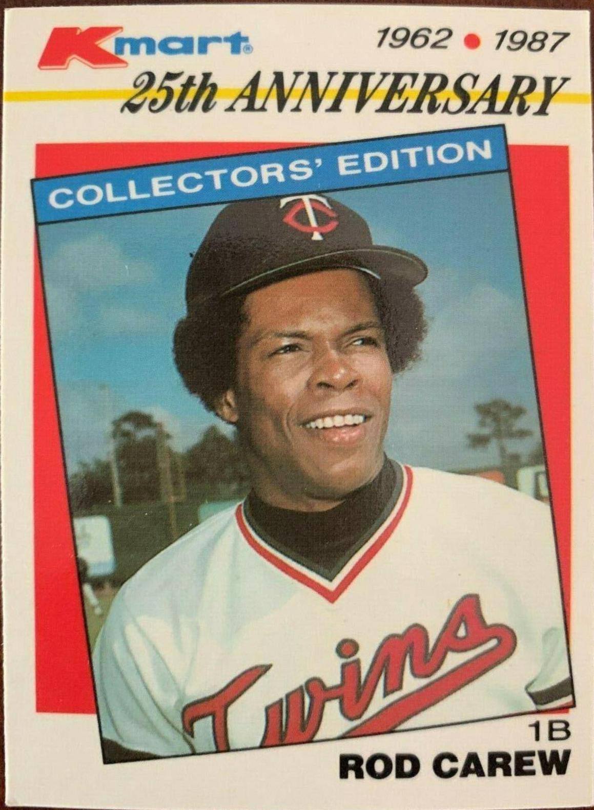 Rod Carew #14 Baseball Cards 1987 Kmart