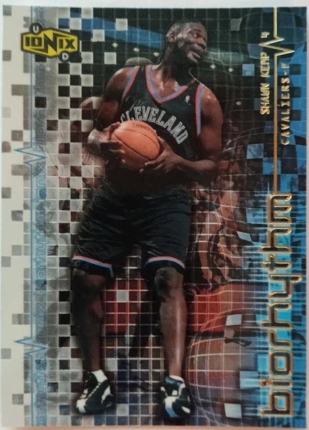 Shawn Kemp #B12 Basketball Cards 1999 Upper Deck Ionix Biorhythm