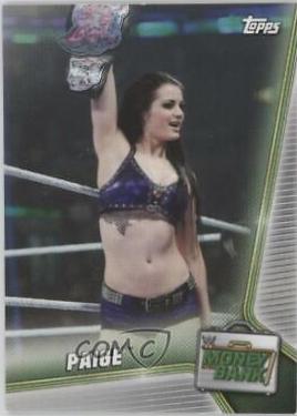 Paige #62 Wrestling Cards 2019 Topps WWE Money in the Bank