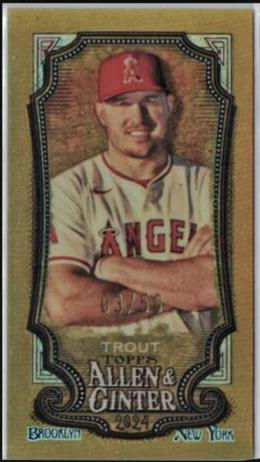 Mike Trout [Gold Refractor] #280