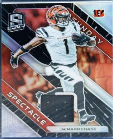 Ja'Marr Chase #6 Football Cards 2023 Panini Spectra Sunday Spectacle