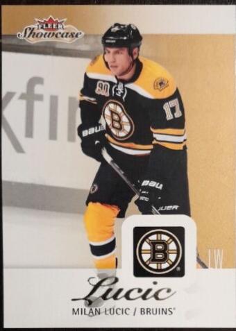 Milan Lucic #6 Hockey Cards 2013 Fleer Showcase