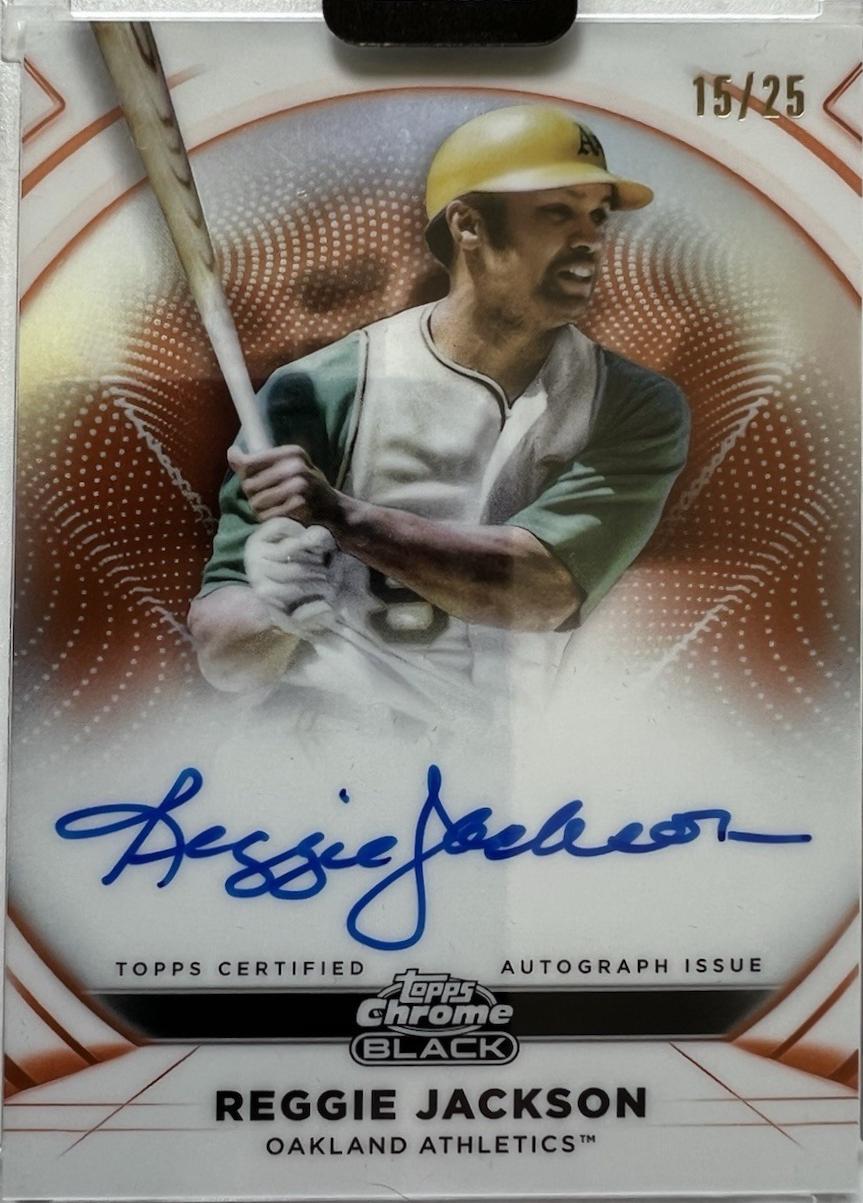 Reggie Jackson [Orange Trim Refractor] #IVA-RJA