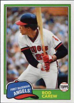 Rod Carew #254 2018 Topps Archives Baseball