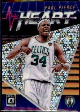 Paul Pierce #7 Basketball Cards 2018 Panini Donruss Optic All Heart