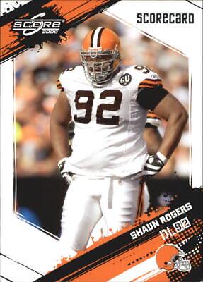 Shaun Rogers #72 Football Cards 2009 Panini Score