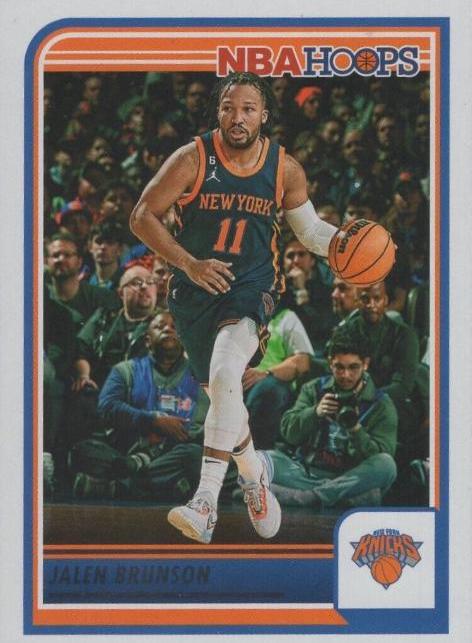 Jalen Brunson #65 Basketball Cards 2023 Panini Hoops