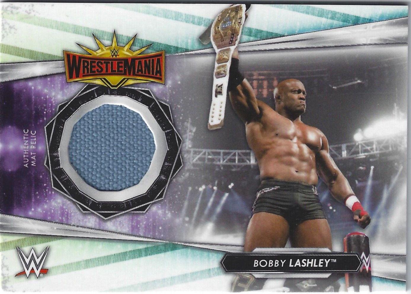 Bobby Lashley #MR-LA Wrestling Cards 2021 Topps WWE Mat Relics