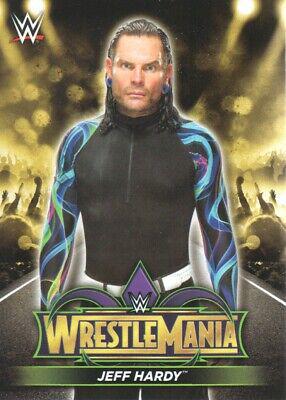 Jeff Hardy #R-18 Wrestling Cards 2018 Topps WWE Road To Wrestlemania 34 Roster