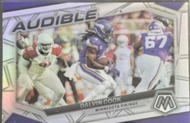 Dalvin Cook #AS-DC Football Cards 2023 Panini Mosaic Audible