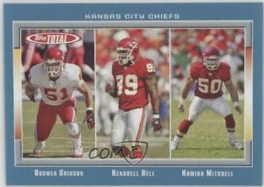 Boomer Grigsby, Kendrell Bell, Kawika Mitchell [Blue] #230