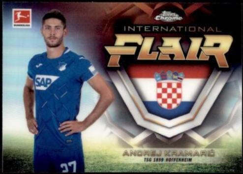 Andrej Kramaric #IF-3 Soccer Cards 2019 Topps Chrome Bundesliga International Flair