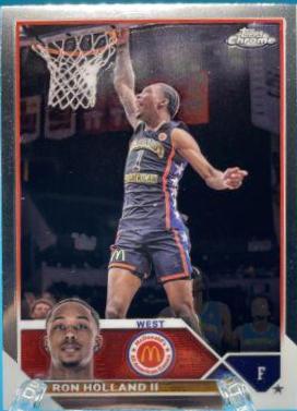 Ron Holland II #19 Basketball Cards 2023 Topps Chrome McDonald's All American