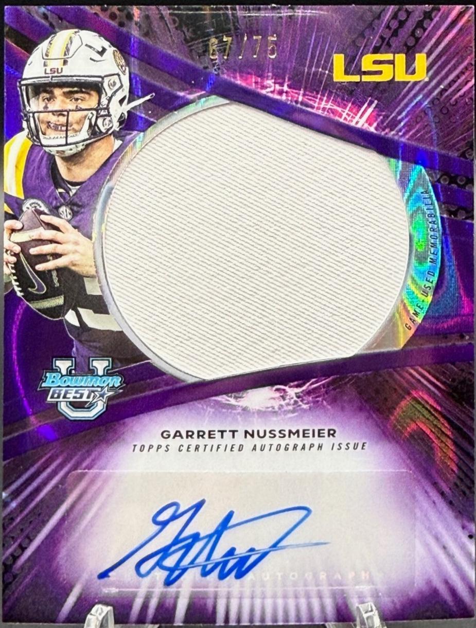 Garrett Nussmeier [Purple Lava] #JRA-GN