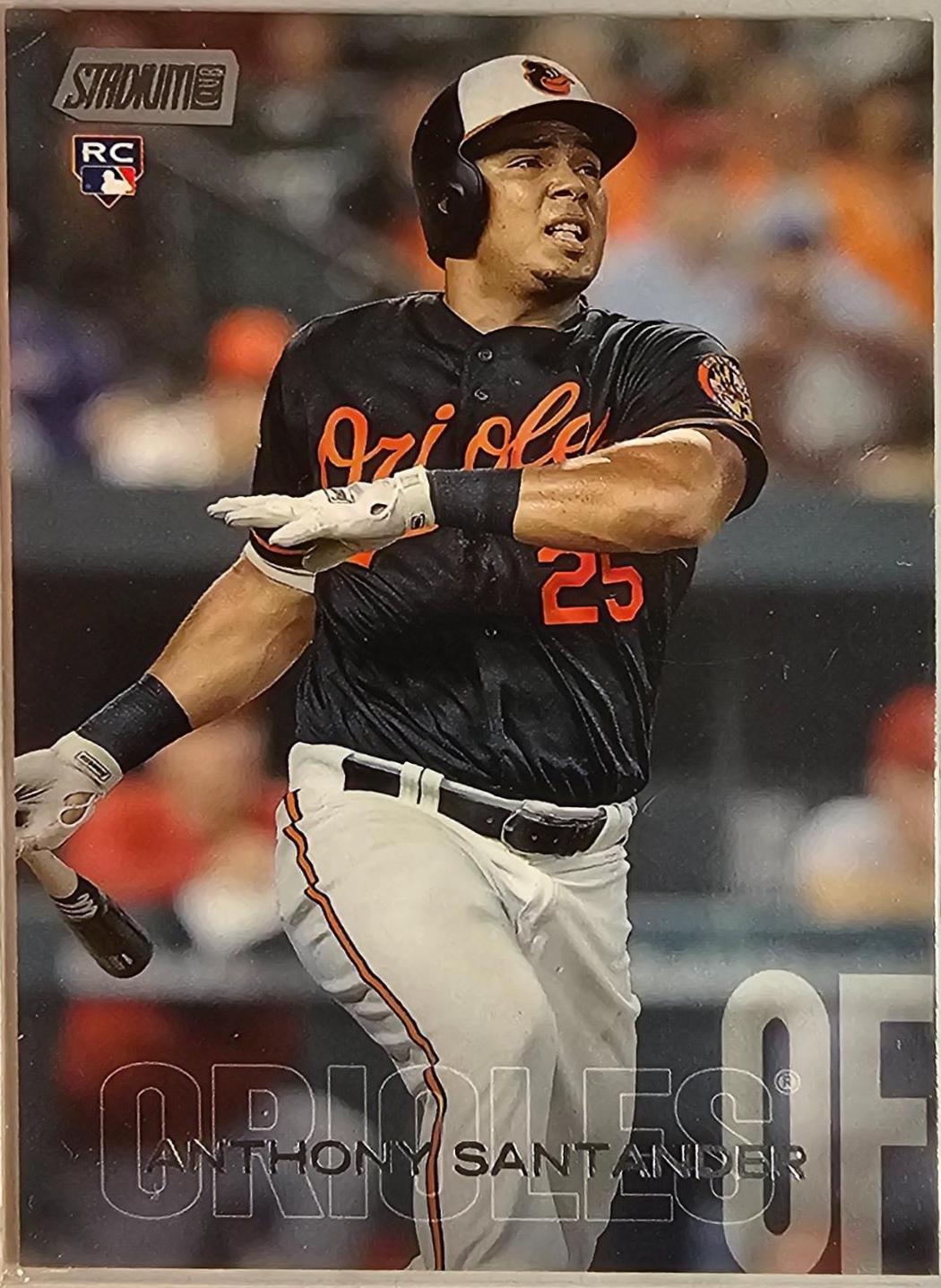 Anthony Santander #216 Baseball Cards 2018 Stadium Club