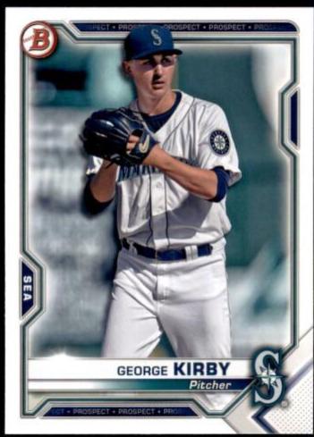 George Kirby #BP-117 2021 Bowman Paper Prospects Baseball