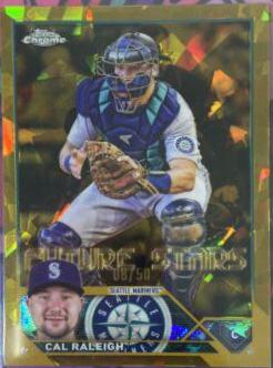 Cal Raleigh [Gold] #160 Prices | 2023 Topps Chrome Sapphire | Baseball ...