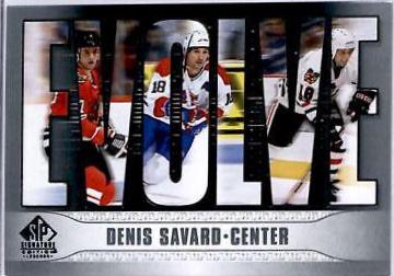 Denis Savard #E-24 Hockey Cards 2020 SP Signature Edition Legends Evolve