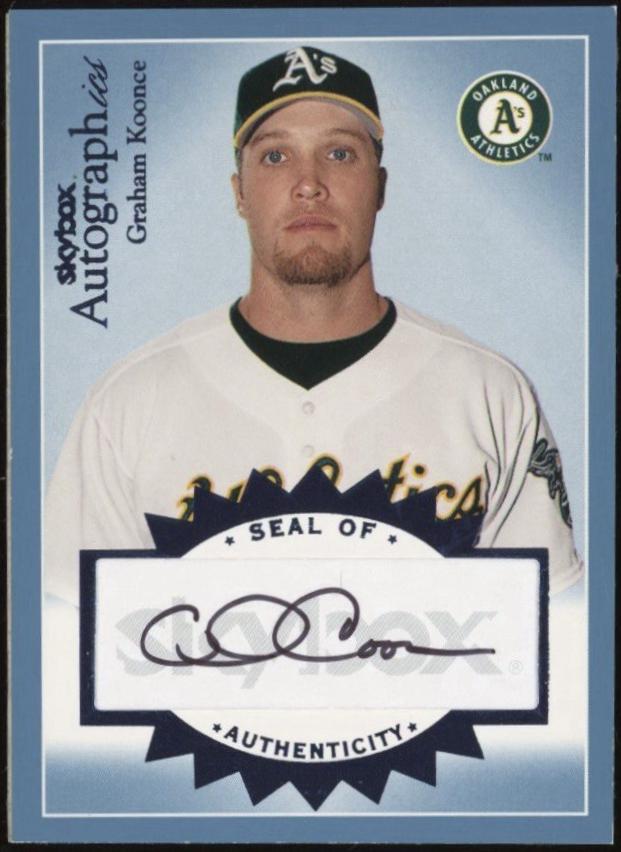 Graham Koonce #A-GK 2004 Skybox Autographics Autograph Baseball