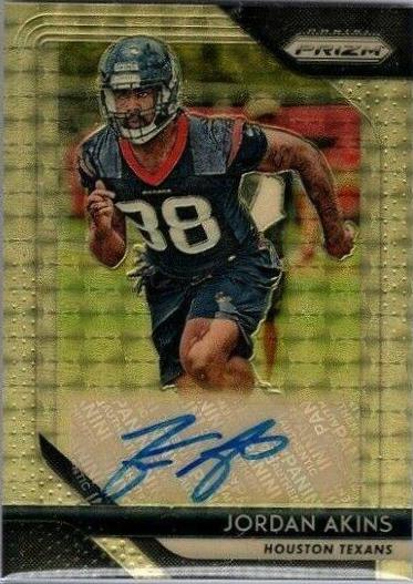 Jordan Akins [Gold Prizm Vinyl] #73