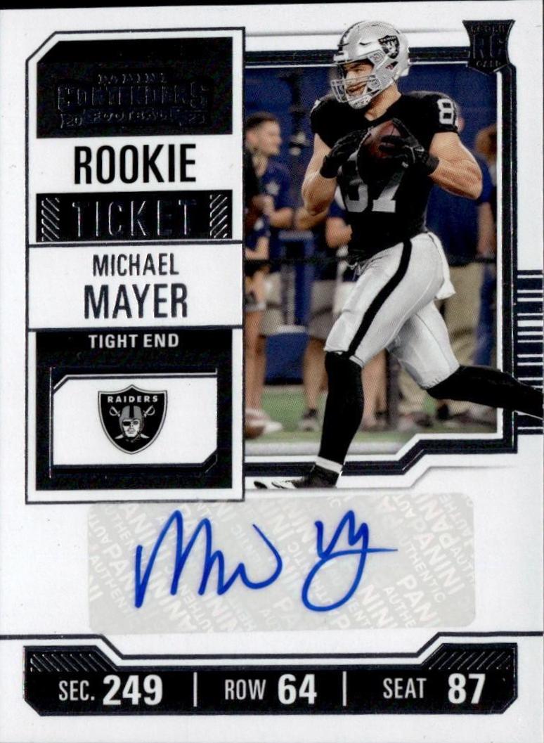 Michael Mayer #187 2023 Panini Contenders Football