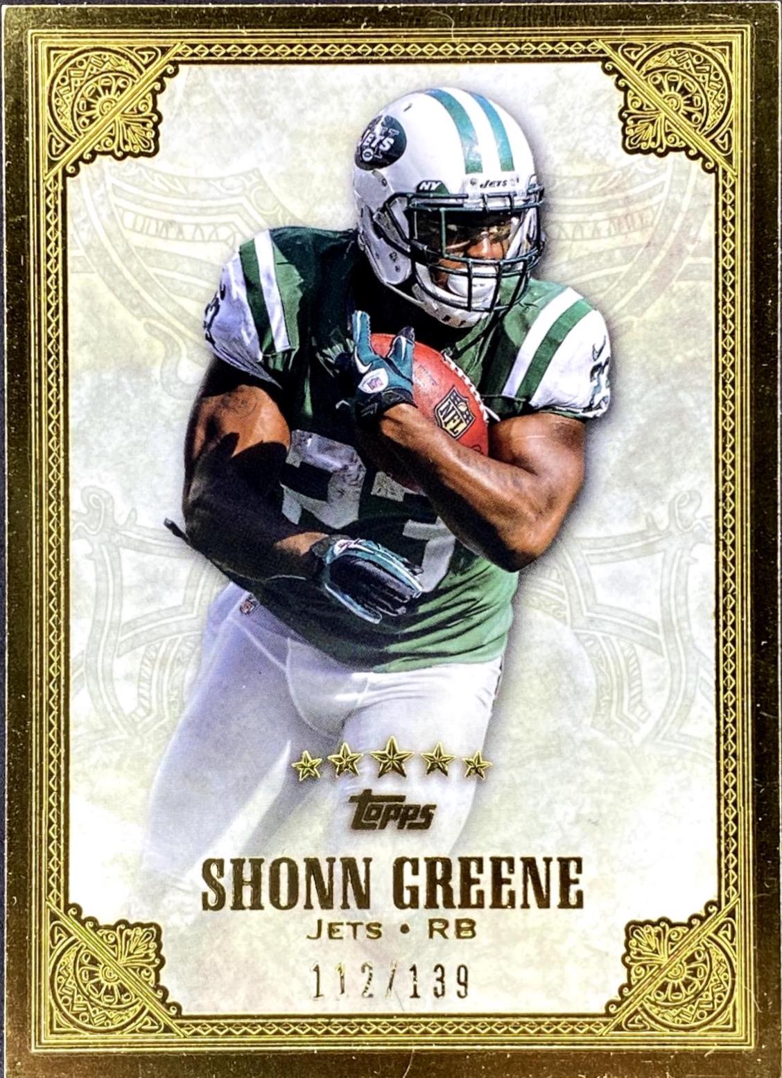 Shonn Greene #98 Football Cards 2012 Topps Five Star