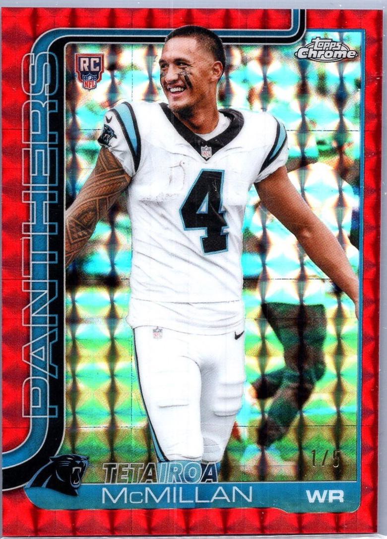 Tetairoa McMillan [Leather Red] #326