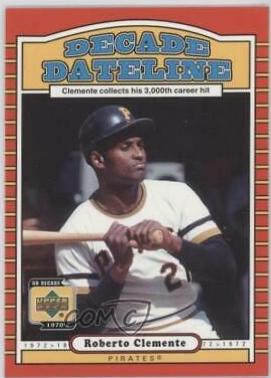 Roberto Clemente #117 Baseball Cards 2001 Upper Deck Decade 1970's