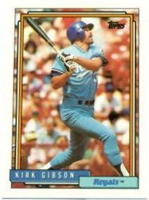 Kirk Gibson #720 Baseball Cards 1992 Topps Traded Tiffany