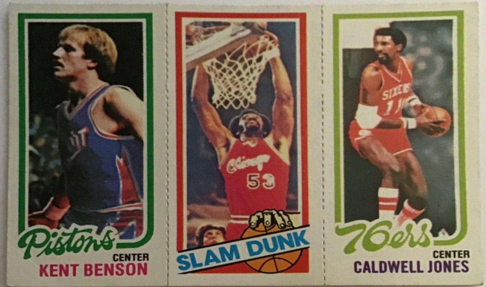 Benson, Gilmore, Jones Basketball Cards 1980 Topps