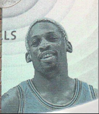 Dennis Rodman #8 Basketball Cards 1997 Spx