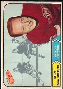Bruce MacGregor #30 Hockey Cards 1968 O-Pee-Chee