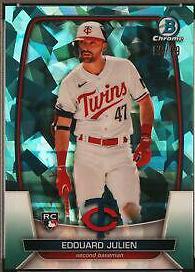 Edouard Julien #1 Baseball Cards 2023 Bowman Chrome Sapphire